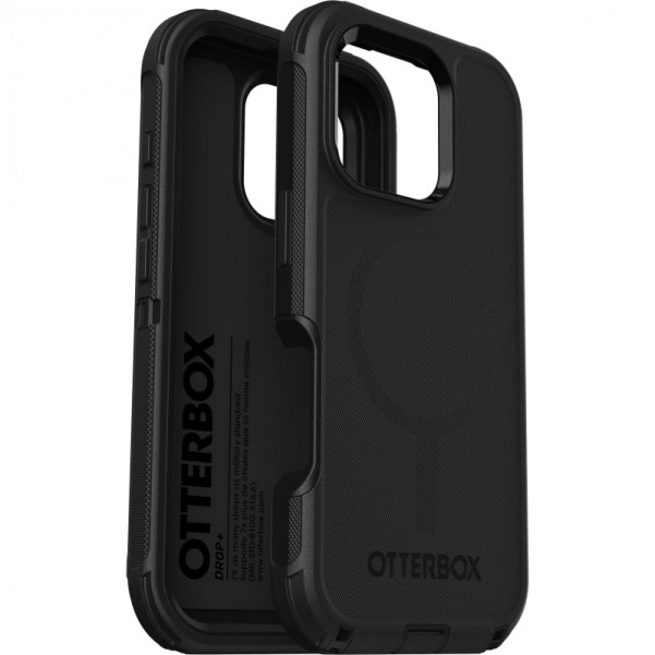 OtterBox Defender MagSafe Case - For iPhone 16 Pro - Black Accessories for Smartphones and Tablets