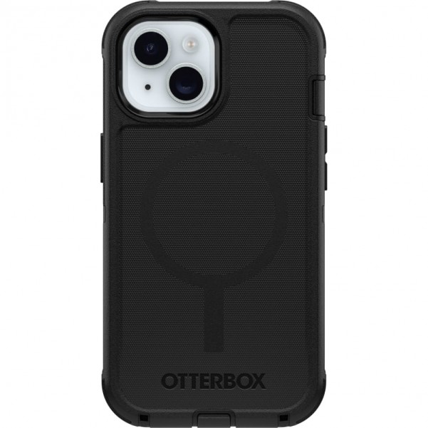 OtterBox Defender MagSafe Case  - For iPhone 13  iPhone 14  iPhone 15 - Black Accessories for Smartphones and Tablets
