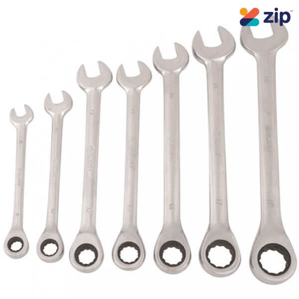 Supatool S030006 - 7 Piece Imperial Combination Gear Spanner Set