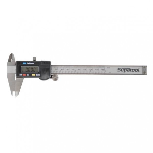Supatool S11016 - 150mm (6") Metric & Imperial Digital Vernier Caliper Vernier Calipers