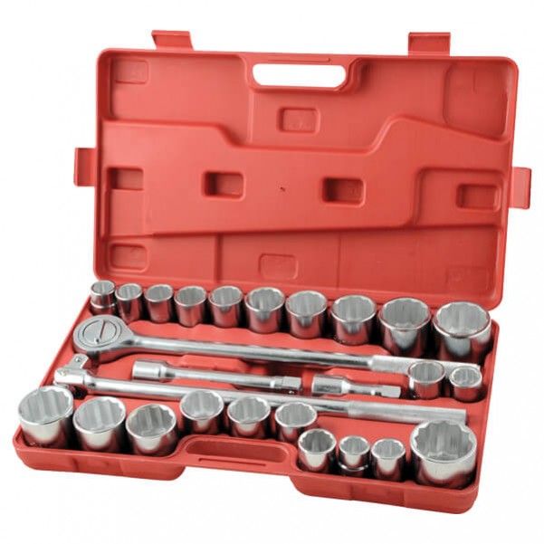 Supatool S2002 - 26 Piece 3/4” Drive Metric & Imperial Socket Set Socket Sets