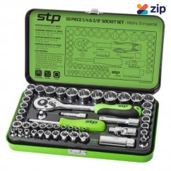 Supatool STP2050 - 50 Piece 1/4 & 3/8" Drive Metric & Imperial Socket Set