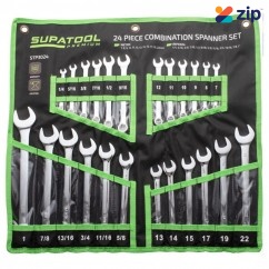 Supatool STP3024 - 24 Piece Metric & Imperial Combination Spanner Set