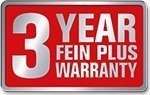 Fein 3+ Warranty