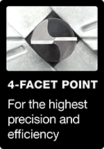 4-facet point